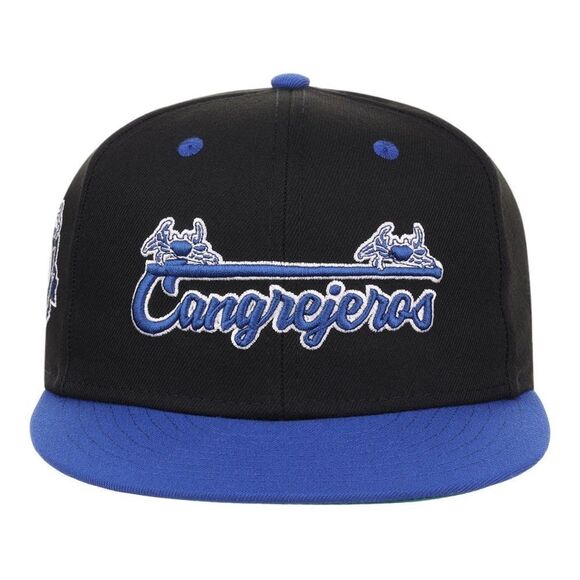 Ebbets Field flannels SANTURCE CANGREJEROS NLB FLIP FITTED BALLCAP BLACK NWT - Picture 2 of 9